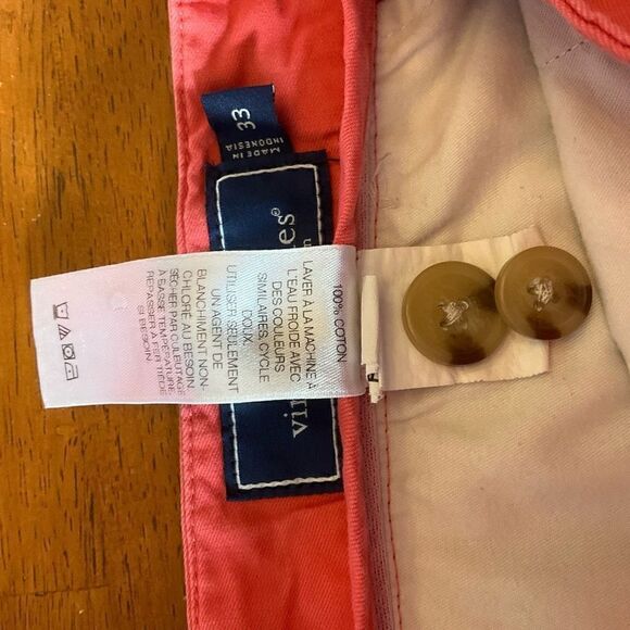 Men’s Vineyard Vines 9” Short. 33”. Salmon - Picture 9 of 10